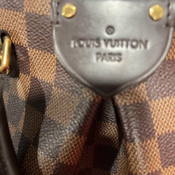 Louis Vuitton N41546 Siena MM Damier Ebene Top Handle Shoulder Bag with Strap - Picture 5 of 7